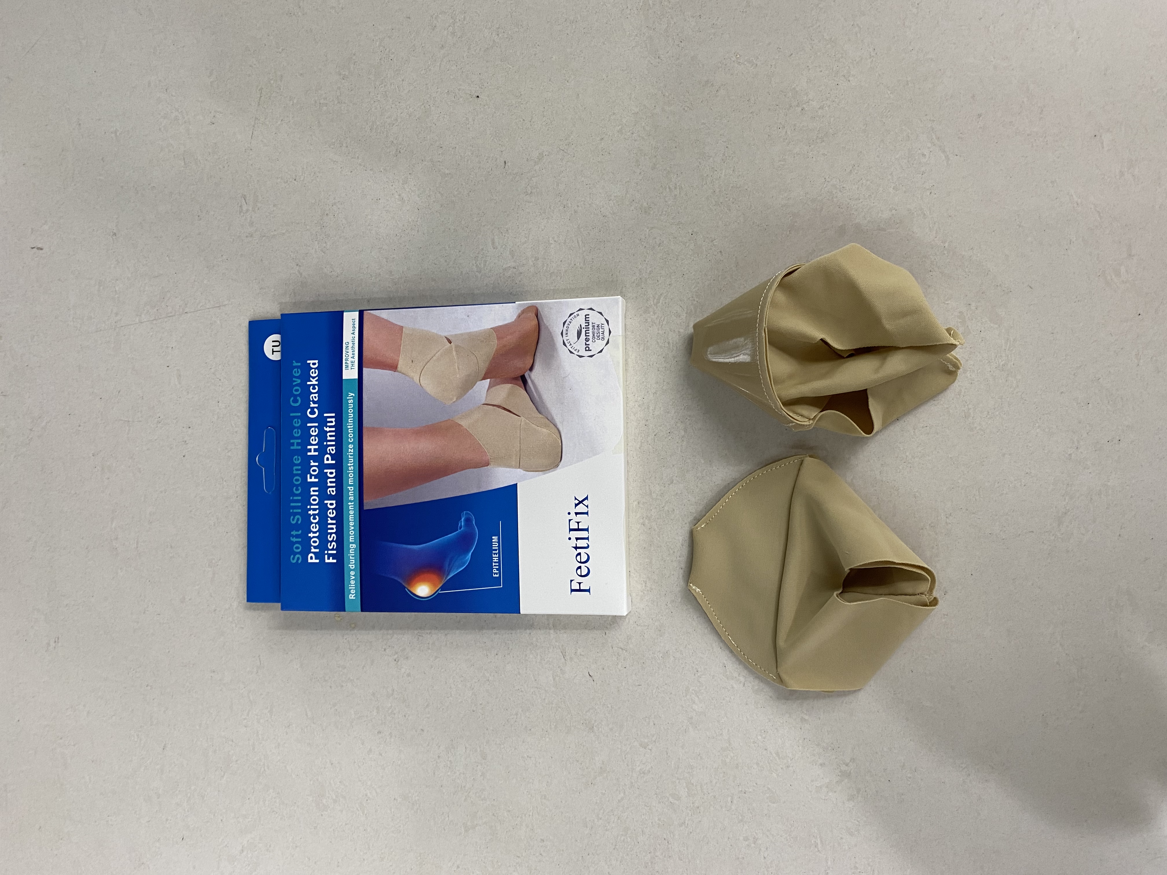 Cloth cover for heel