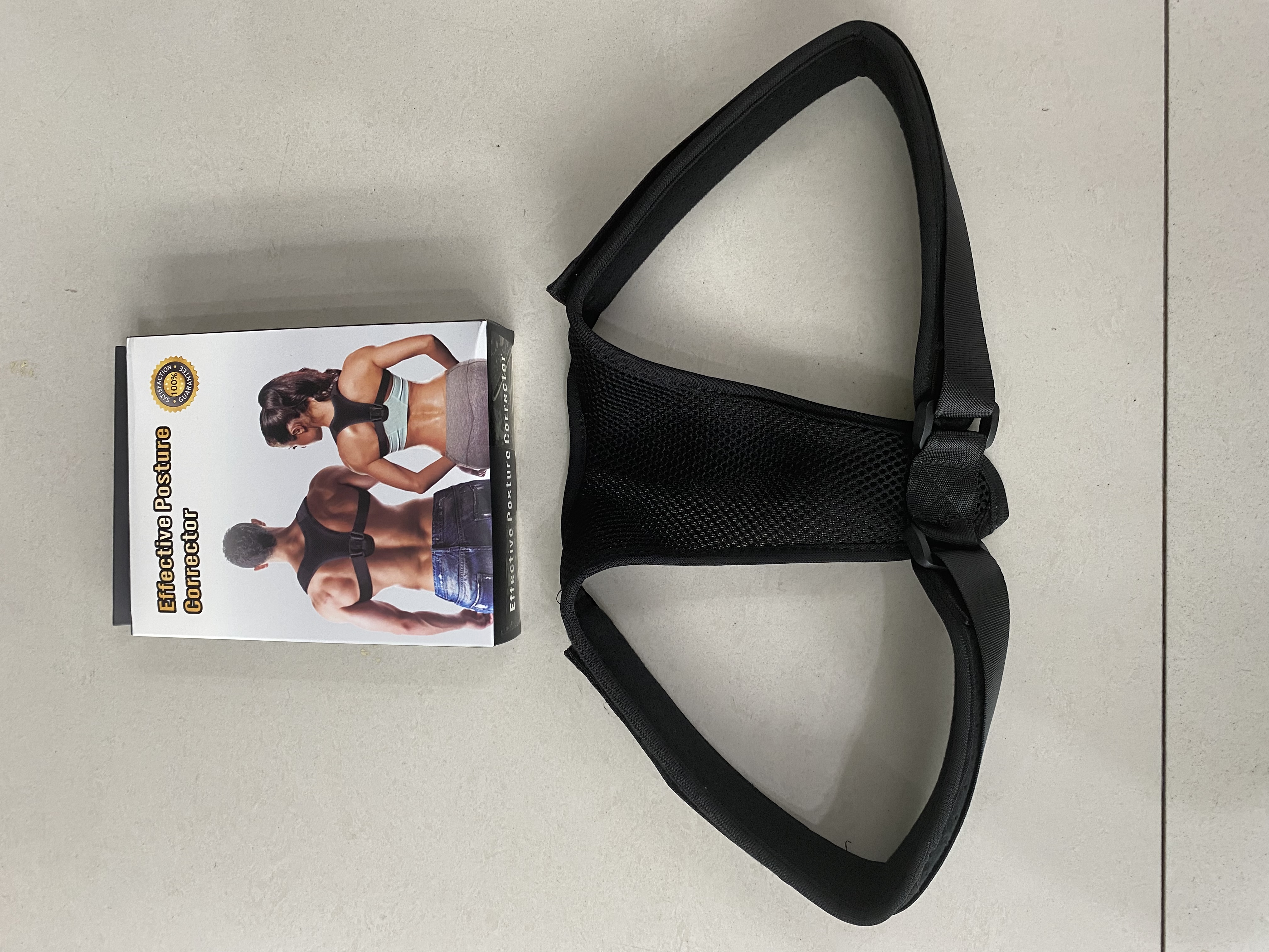 Net fabric back orthotic belt