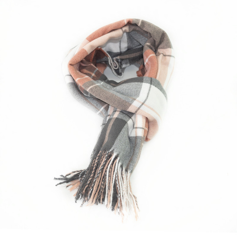 Japan And South Korea Fashion Autumn Winter 2022 New Classic Plaid Scarf Imitation Cashmere Scarf Shawl Warm And Thick Multi-Purpose Scarf Application Scenario