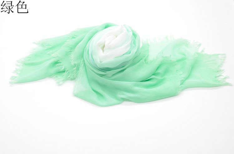 Japanese Simple Gradient Scarf Spring And Autumn Thin Modal Scarf Seaside Sun Protection Beach Towel 2022 Fashion Fringe Scarf Item Picture
