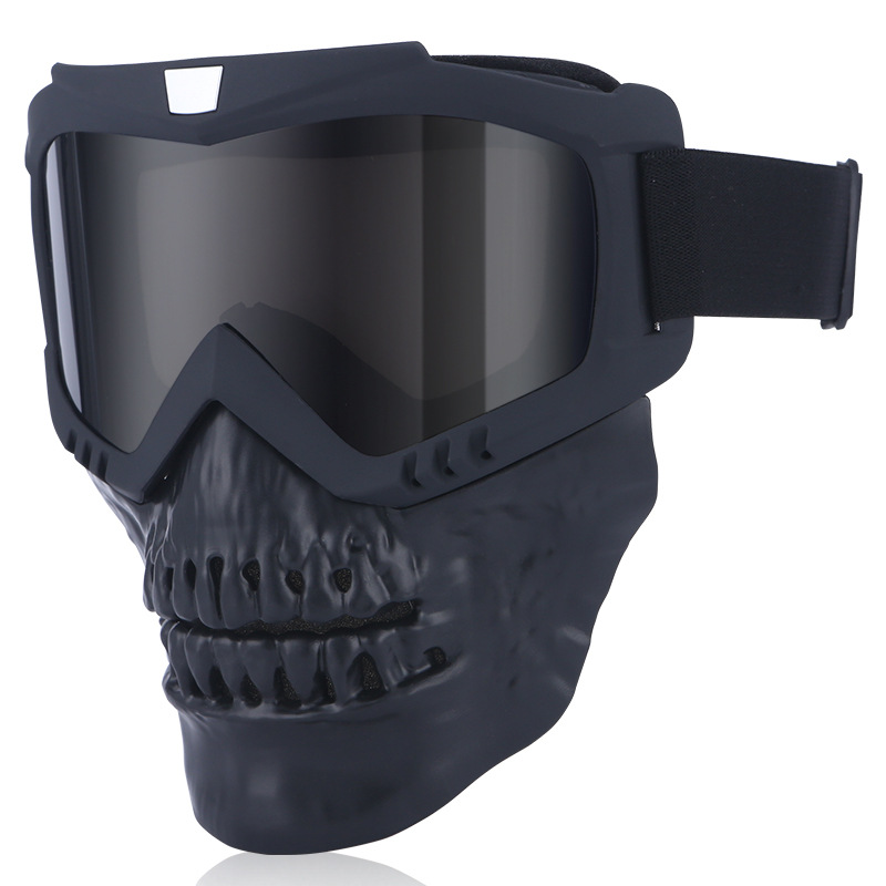 New motorcycle goggles Harley goggles cycling glasses windproof dust ski mountaineering gear men and women Specification drawing