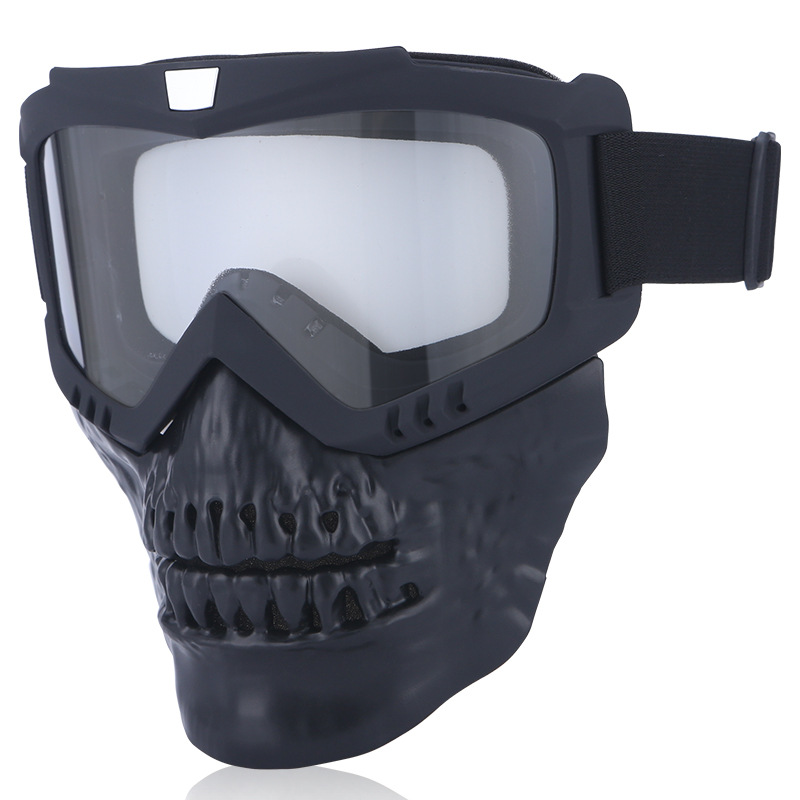 New motorcycle goggles Harley goggles cycling glasses windproof dust ski mountaineering gear men and women details Picture