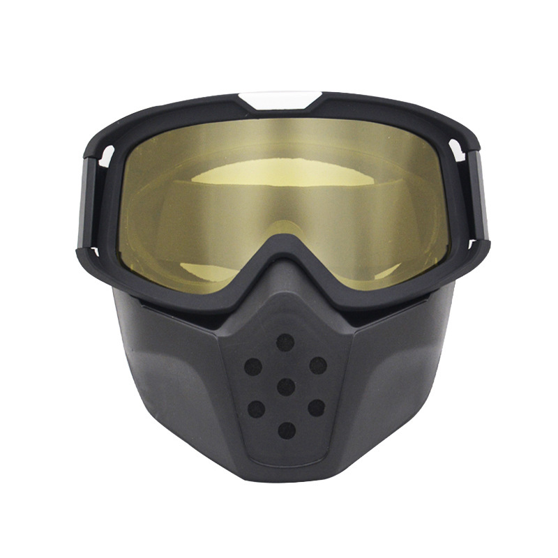 Motorcycle glasses goggles face mask cross-country goggles Harley helmet goggles tactical goggles riding windshields details Picture
