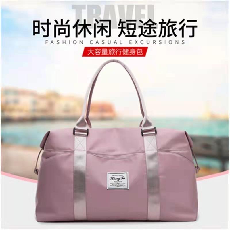 Sports Single Backpack Female Fitness Bag Dry Wet Isolation Large Capacity Bag Network Red Hand Luggage Bag Item Picture