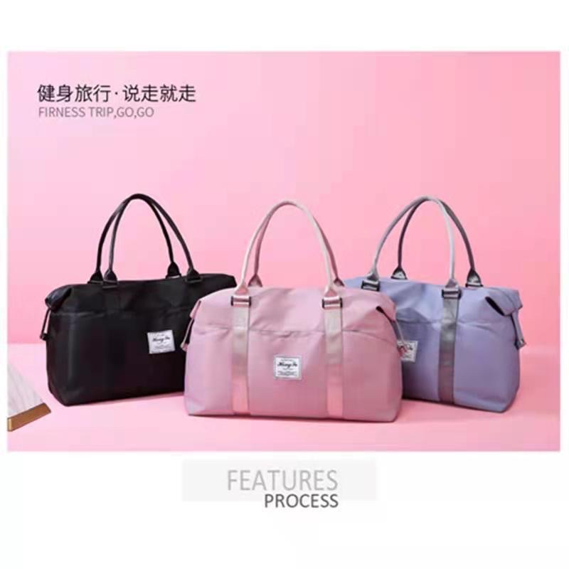 Sports Single Backpack Female Fitness Bag Dry Wet Isolation Large Capacity Bag Network Red Hand Luggage Bag Specification drawing