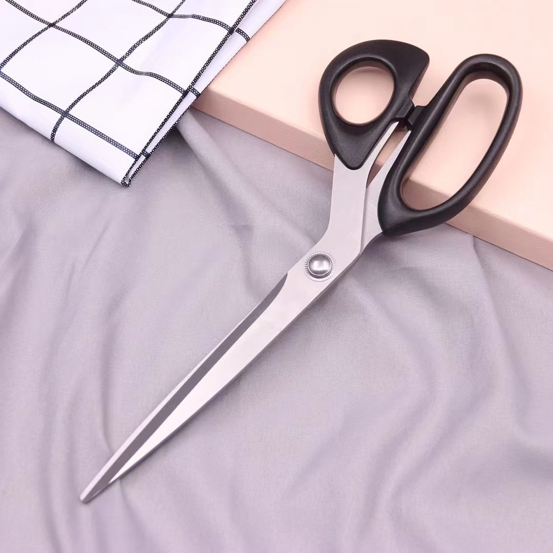 Department store scissors, office and educational scissors, office stationery scissors, black handle office scissors, office scissors, hardware knives, knife scissors, hardware scissors Specification drawing