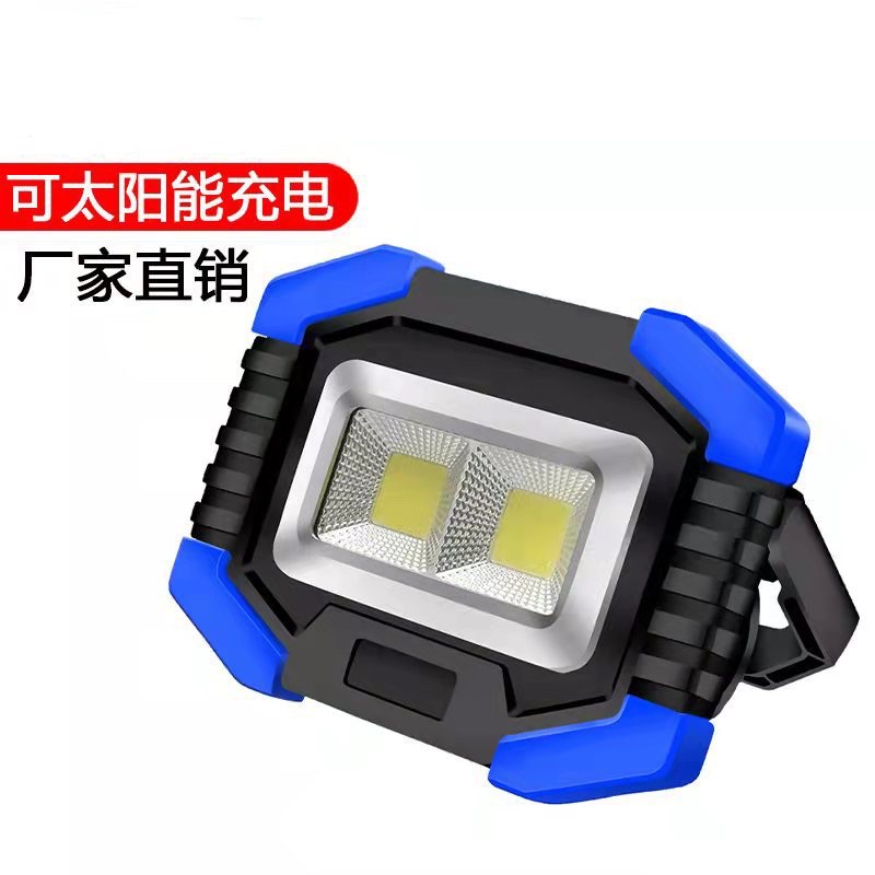 LED camping light strong light charging work light outdoor emergency light camping camping stand portable household flashlight