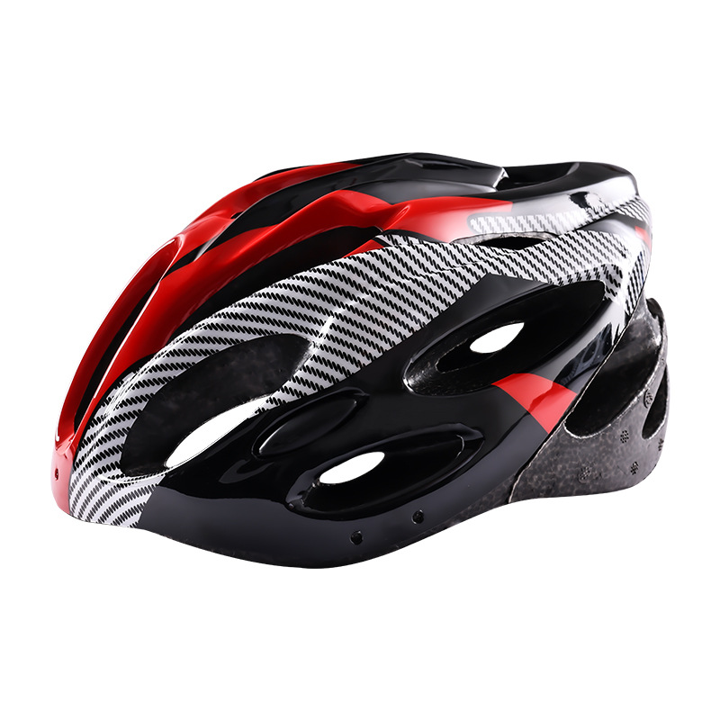 Cross border cycling equipment wholesale accessories carbon fiber cycle helmet mountain bike split helmet