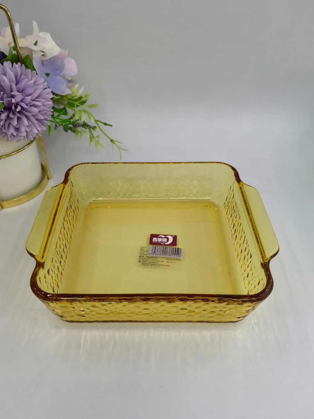 NRQ11-7.5 square glass coloring tray full figure