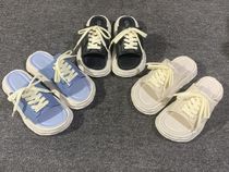 Platform sandals for women 2022 new summer wear fashion casual lace-up small white platform shoes ins