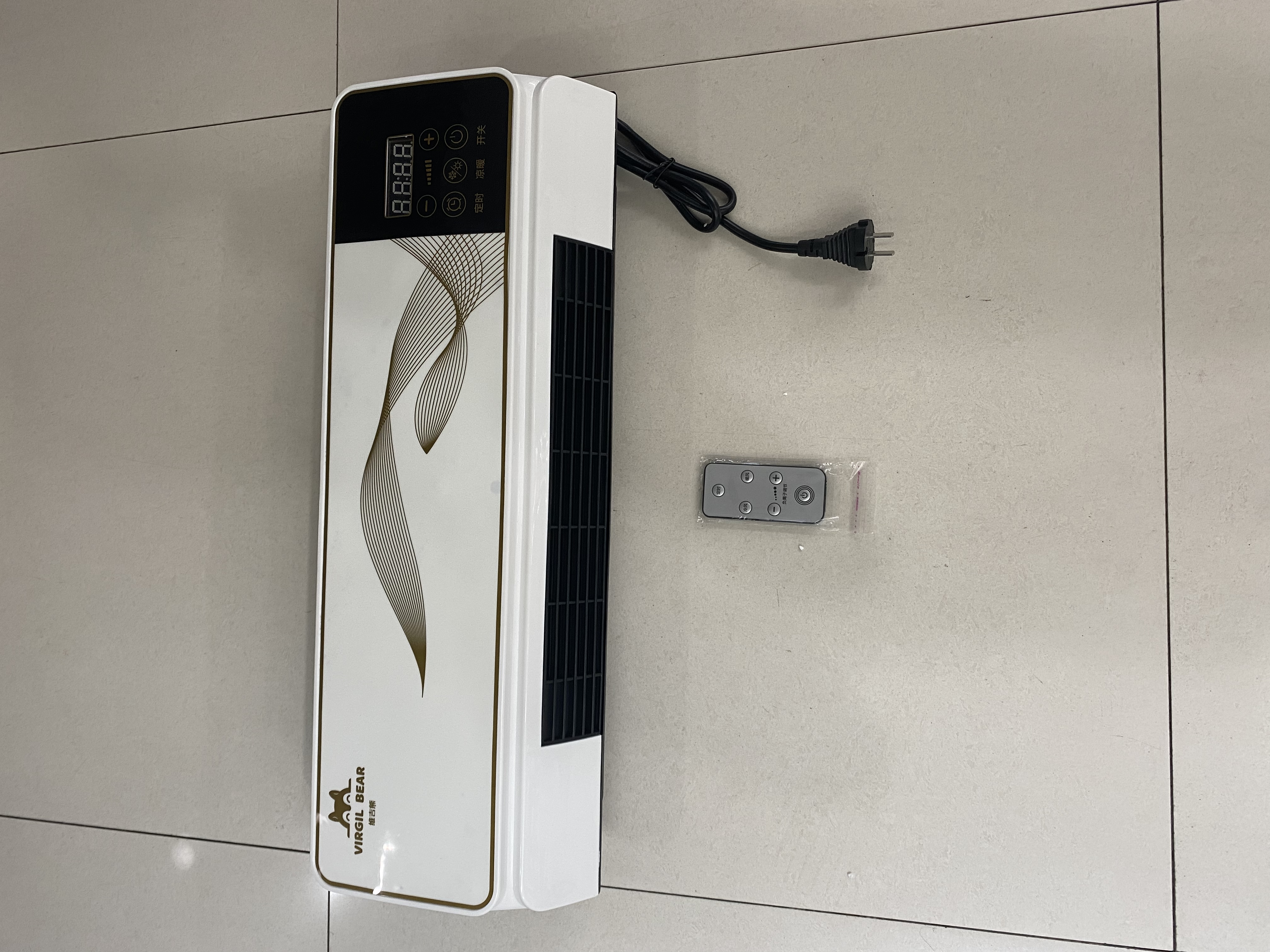Air conditioner electric heater