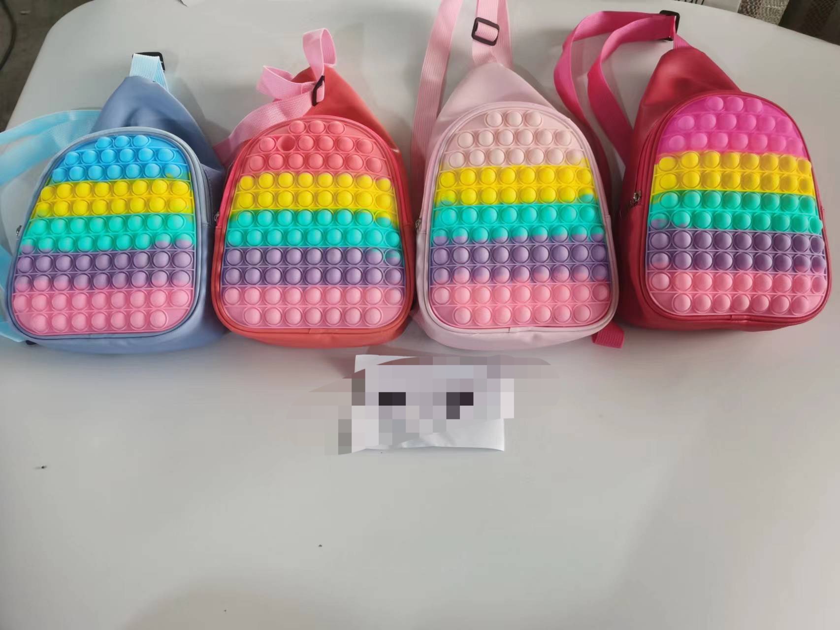 Silicone Student Backpack For Kids Specification drawing