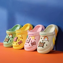 Kids Slippers Girls Summer Boys Baby Home indoor girls Kids slippers big kids non-slip crocs