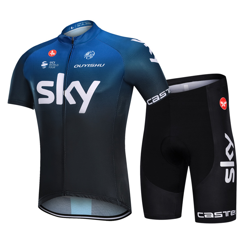 New Tour de France short sleeve suit men's summer breathable Application Scenario