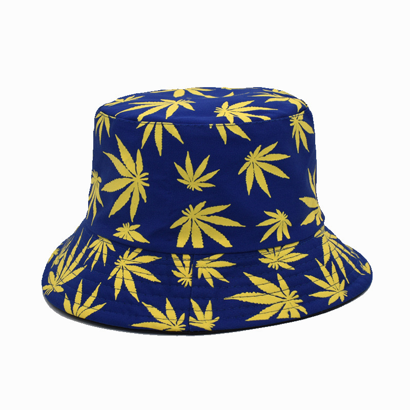 Fisherman Hat, Cloth Hat, Maple Print Hat Application Scenario