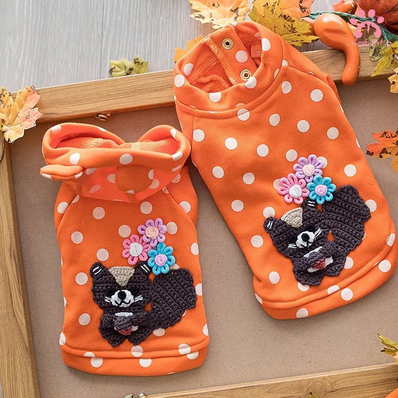 
Autumn and winter, hoodie control is coming! Pet Supplies Clothing Pet new hoodie pet dog clothes