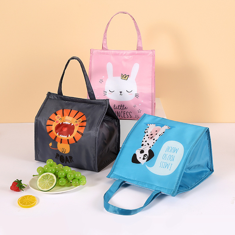 Insulated Lunch Box Bag Portable Lunch Bag Insulated Lunch Box Lunch Bag Student Lunch Bag Aluminum Foil Insulated Meal Bag details Picture