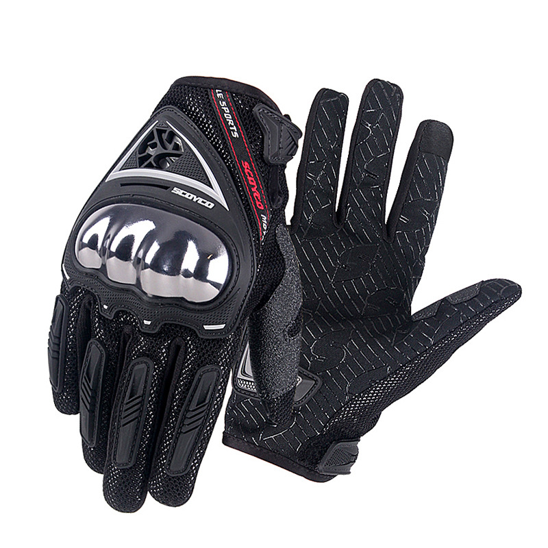 Saiyu SCOYCO motorcycle riding protective shell gloves motorcycle rider breathable anti fall all finger gloves male spring summer Item Picture