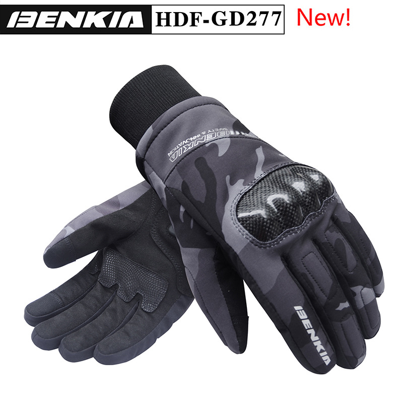 BENKIA HDF-GD277 motorcycle winter cotton riding gloves Outdoor gloves Riding gloves full figure