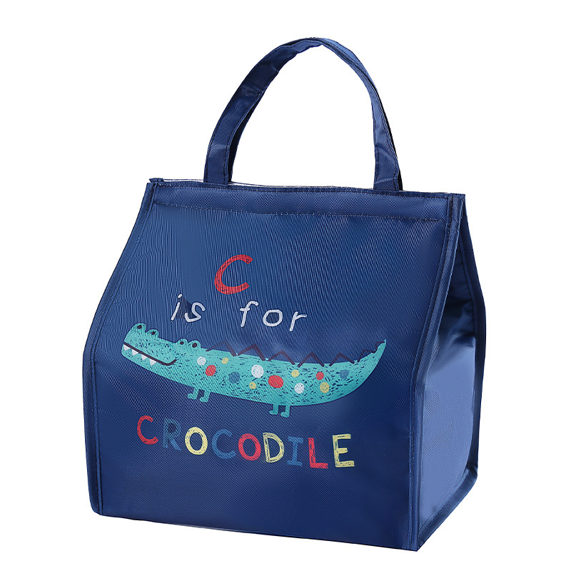 Insulated Lunch Box Bag Portable Lunch Bag Insulated Lunch Box Lunch Bag Student Lunch Bag Aluminum Foil Insulated Meal Bag Specification drawing