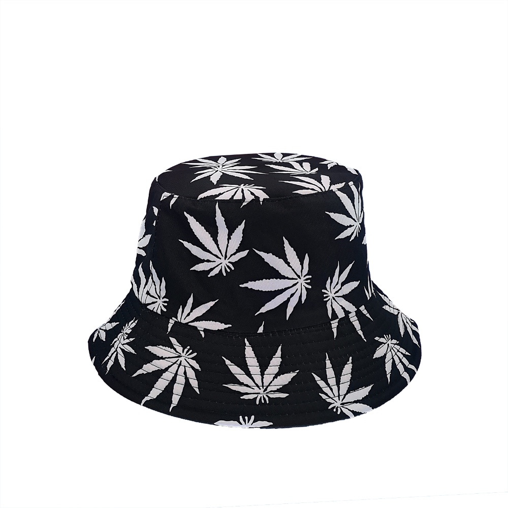 Fisherman Hat, Cloth Hat, Maple Print Hat Item Picture