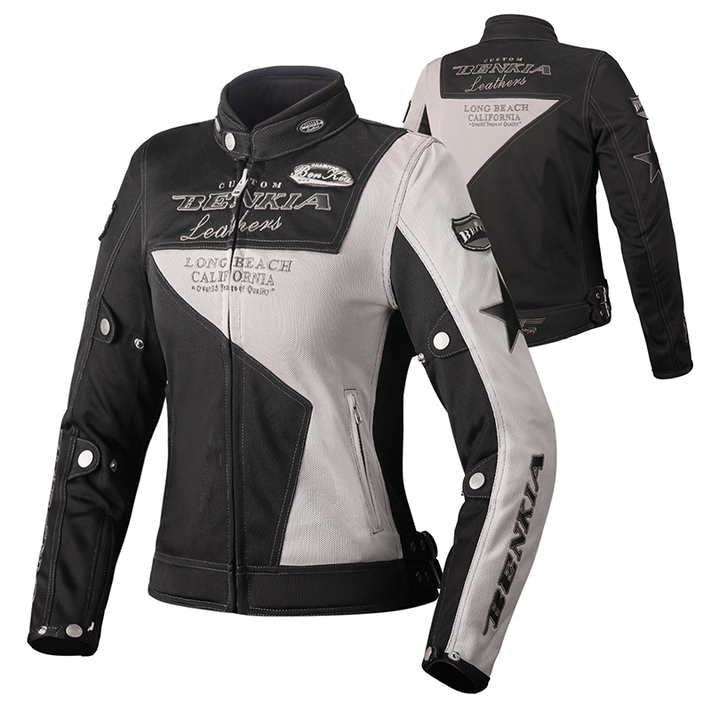 BENKIA HDF-JS-W92 motorcycle racing clothing Spring and summer mesh breathable cycling anti-crash clothing women's motorcycle clothing clothing cycling clothes Specification drawing