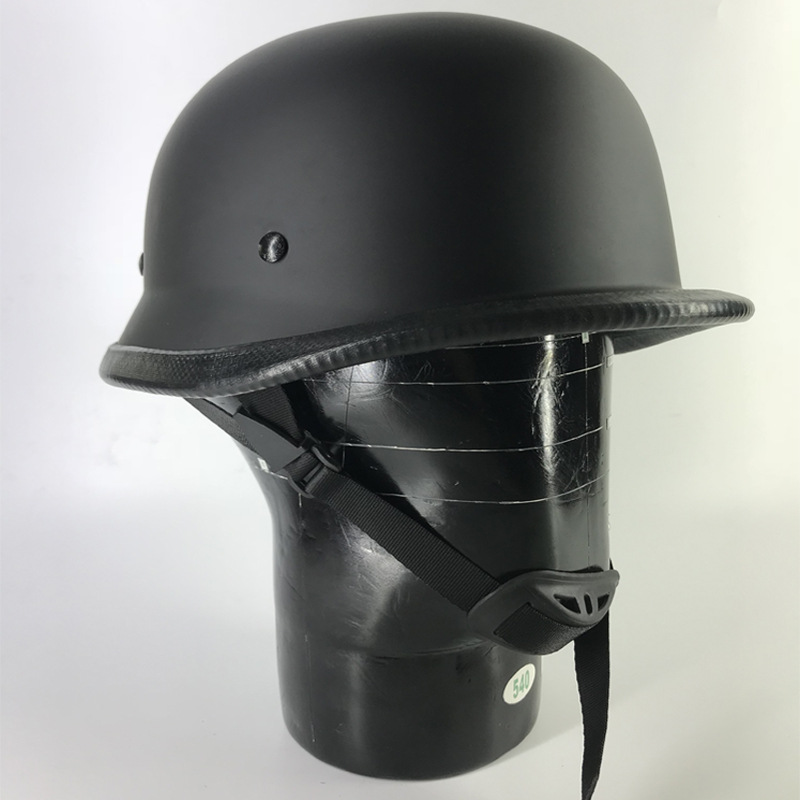 Vintage Harley Men's helmet Sunscreen World War II steel helmet half-helmet Adult vintage helmet personality helmet details Picture