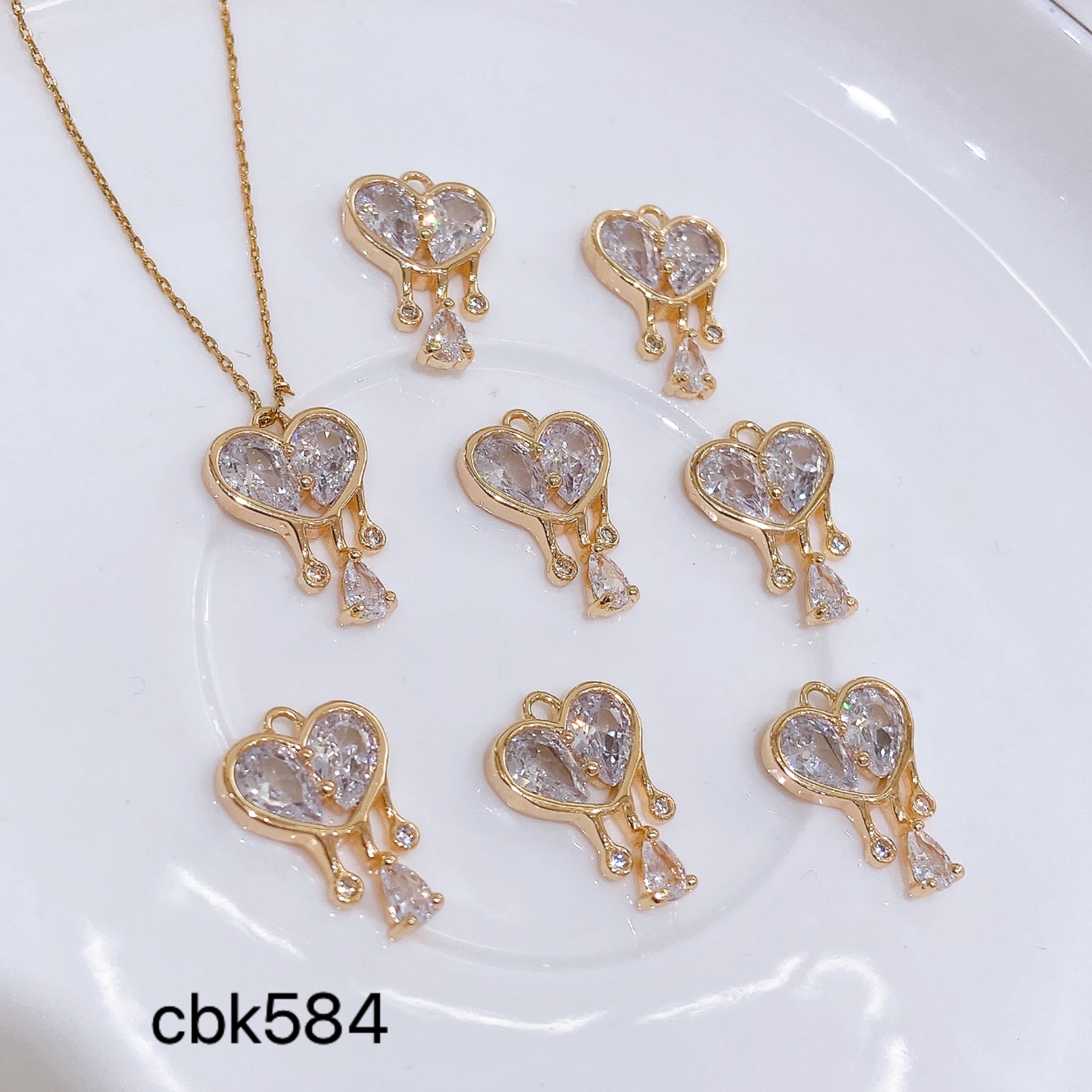 Zhongxing jewelry DIY zircon pendant thumbnail