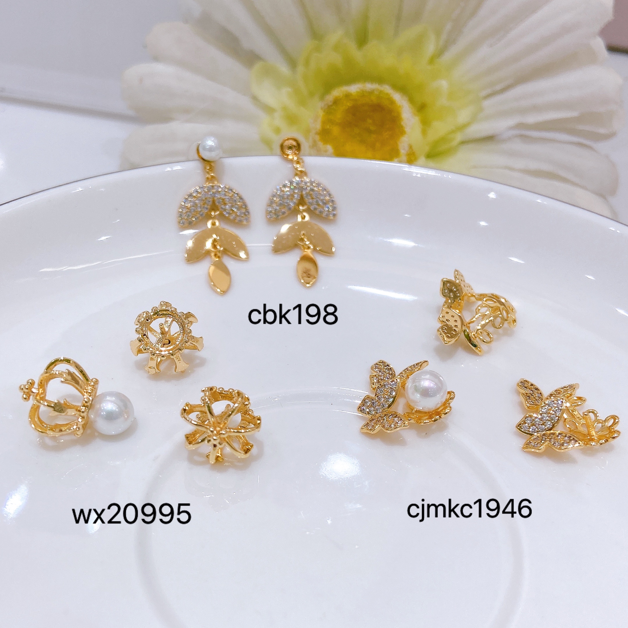 Zhong Xing decoration DIY pearl drag pendant Specification drawing