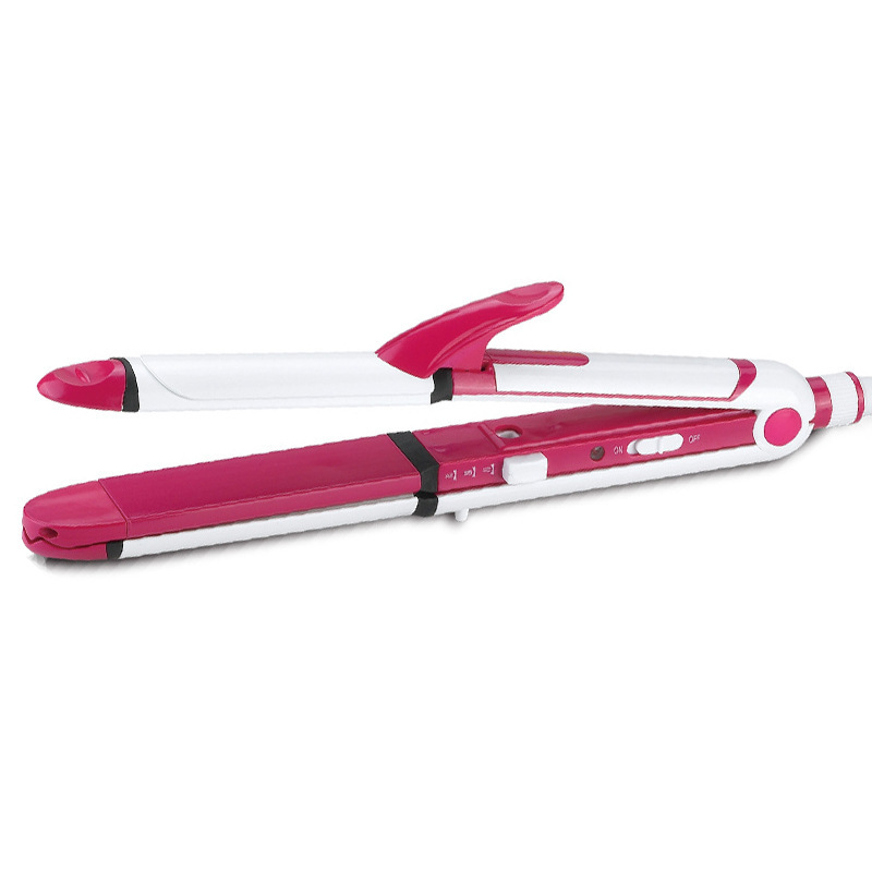Foreign trade electric splint portable hair straightener curling iron Amazon cross-border new hair straightener mini curling iron details Picture