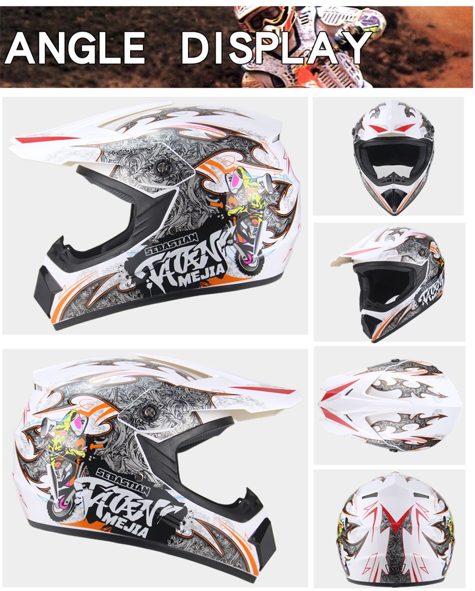 Cross border four seasons cross country helmet electric bike helmet Mountain bike full helmet fast descent tokart ATV helmet details Picture