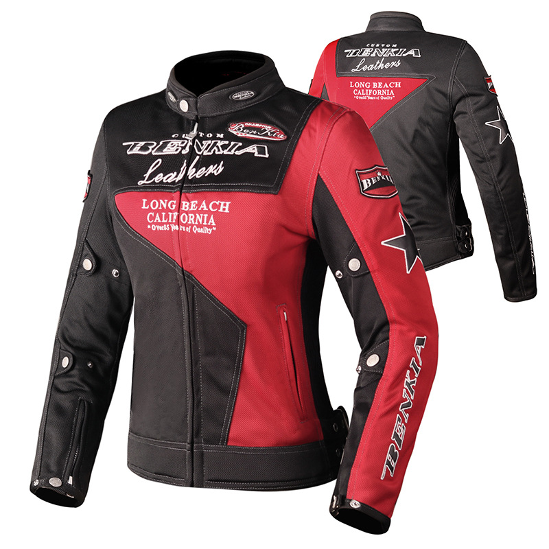 BENKIA HDF-JS-W92 motorcycle racing clothing Spring and summer mesh breathable cycling anti-crash clothing women's motorcycle clothing clothing cycling clothes full figure