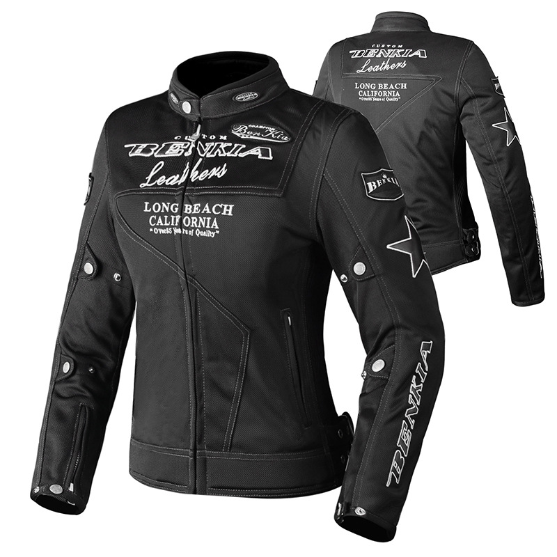 BENKIA HDF-JS-W92 motorcycle racing clothing Spring and summer mesh breathable cycling anti-crash clothing women's motorcycle clothing clothing cycling clothes details Picture