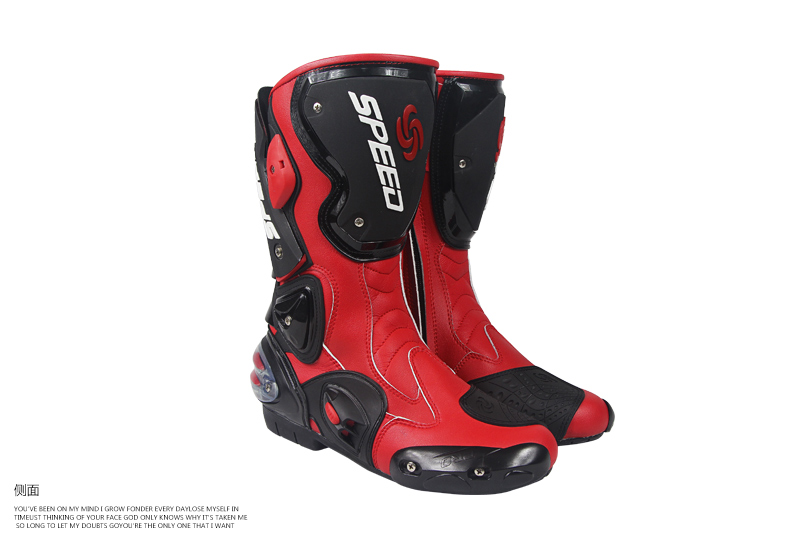 Pro-biker motorcycle riding shoes road racing boots cross-country motorcycle shoes motorcycle boots