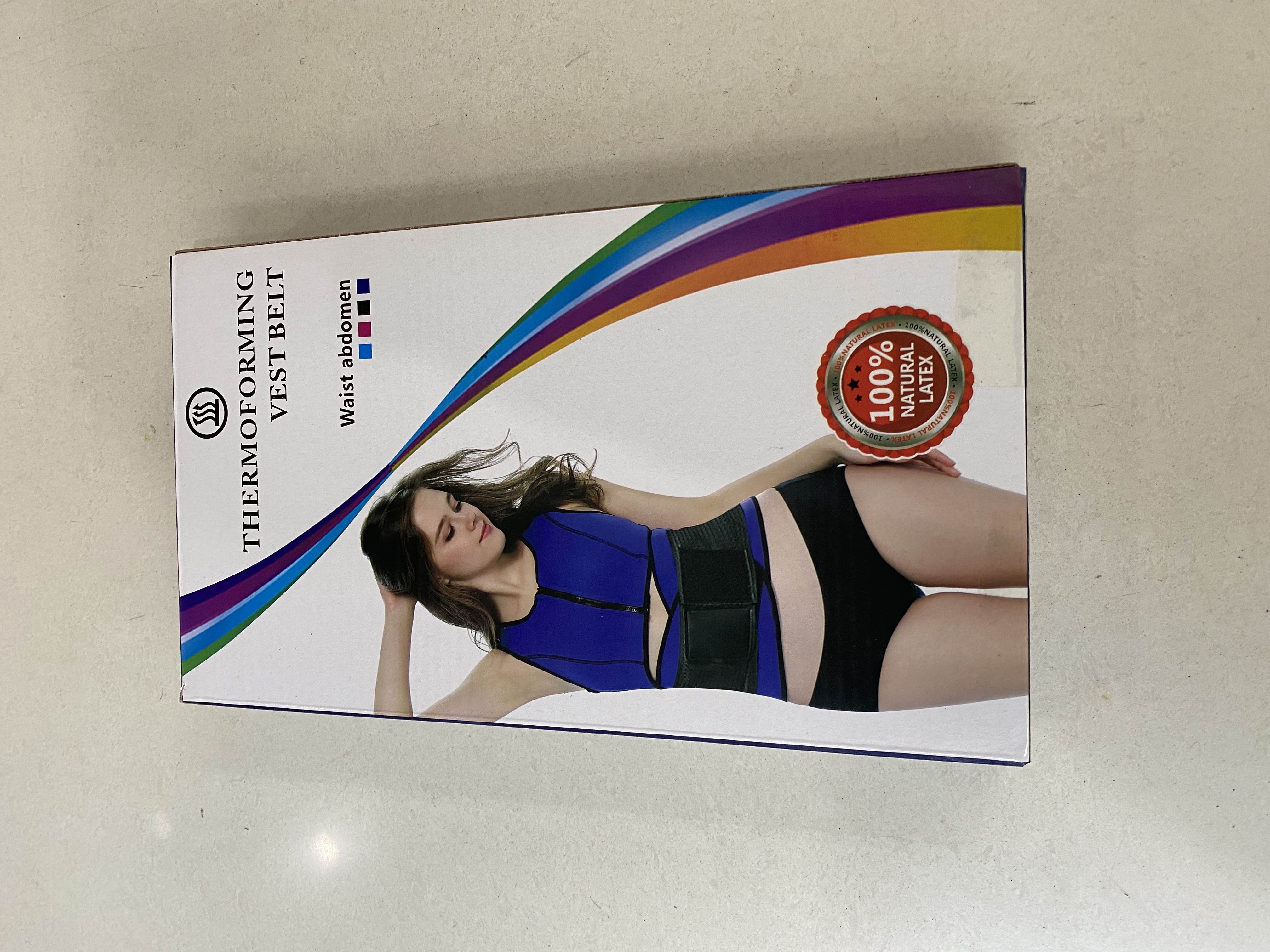 Elasticized waistline shapewear Specification drawing