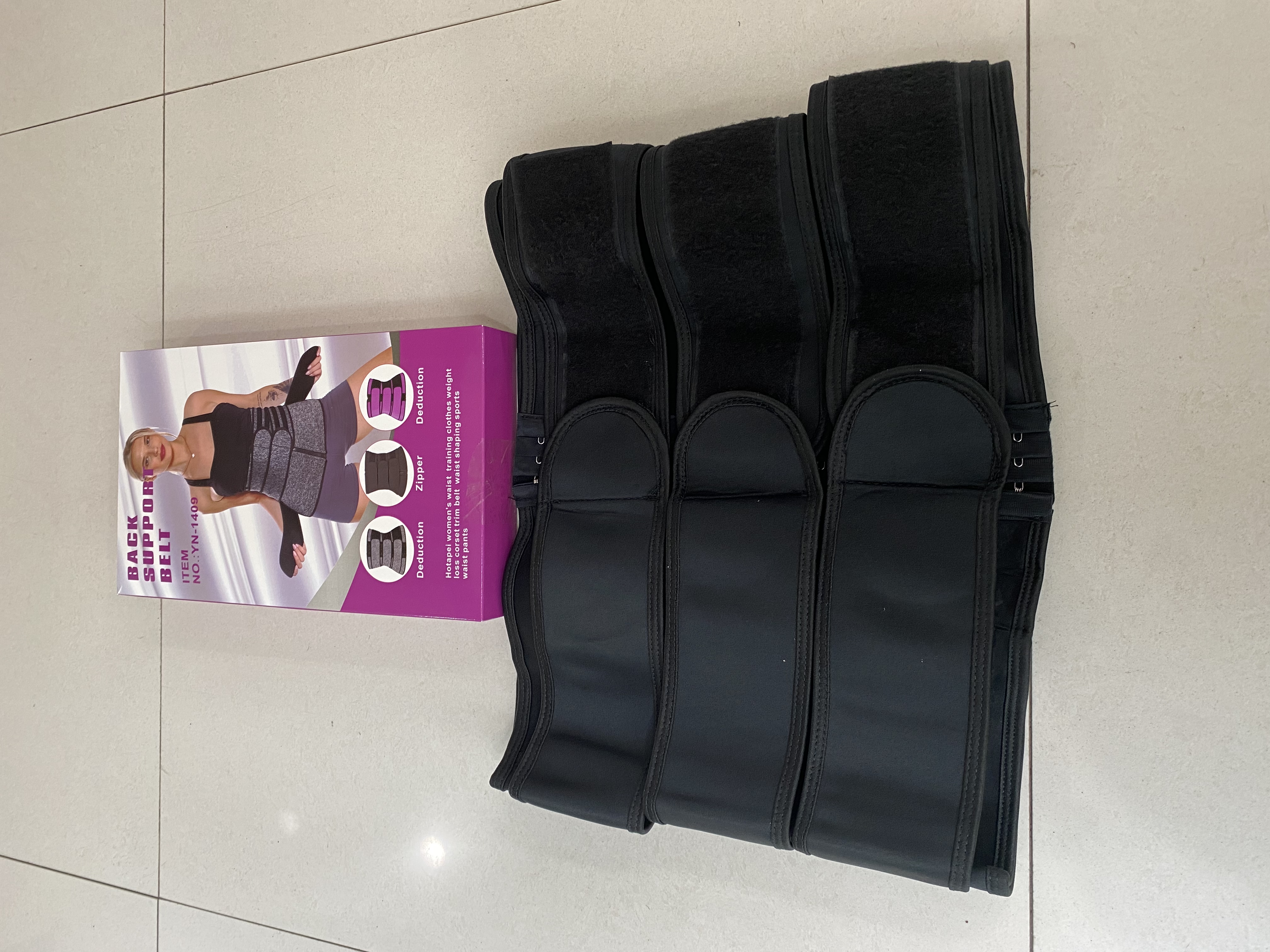 Buckle three belts full figure