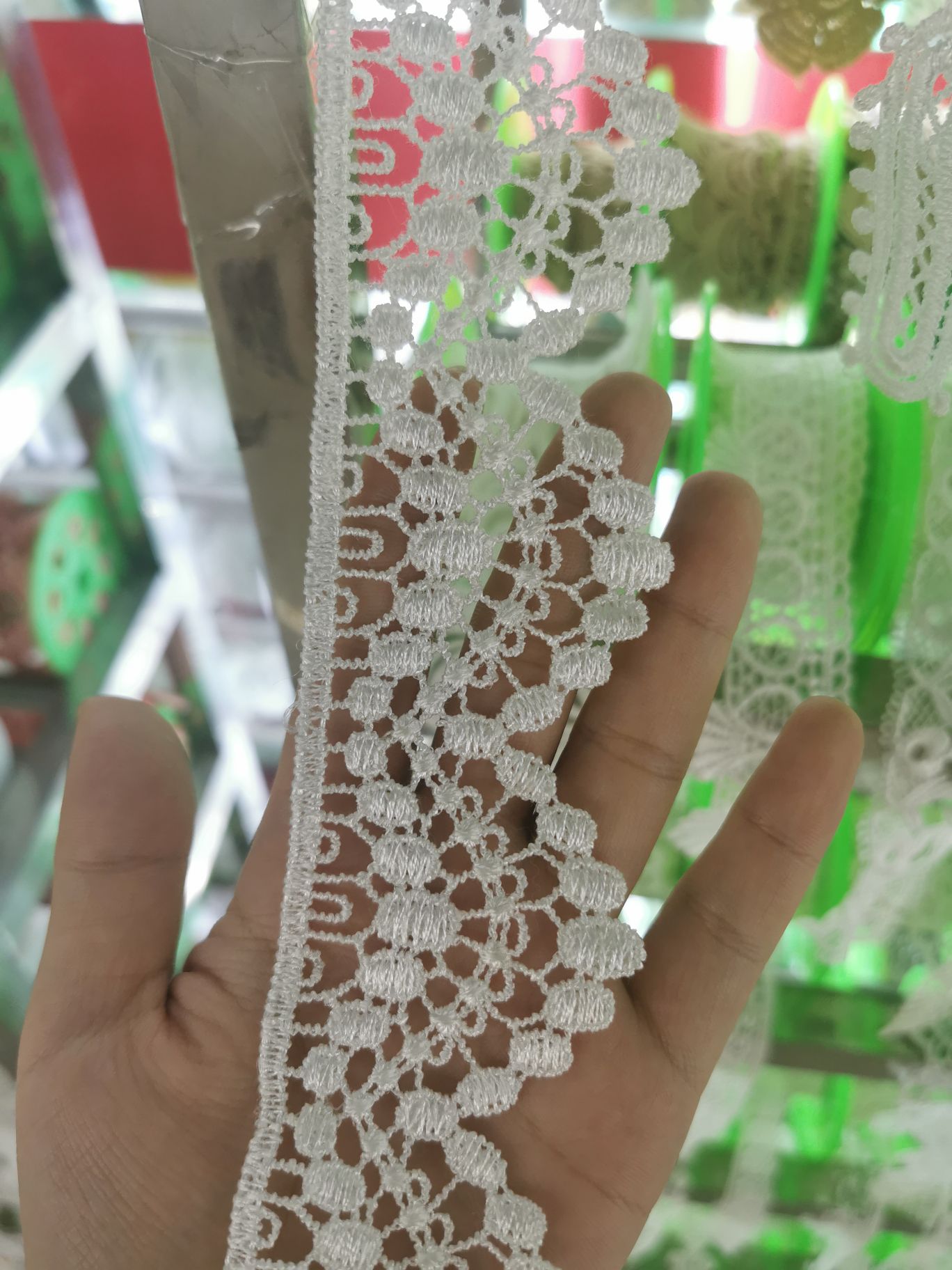 Water soluble lace 718