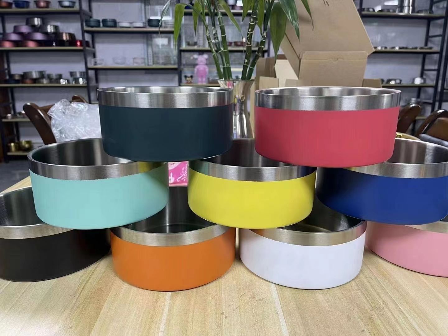 New pet supplies Food basin Pet treasure feed clean food basin at ease thumbnail