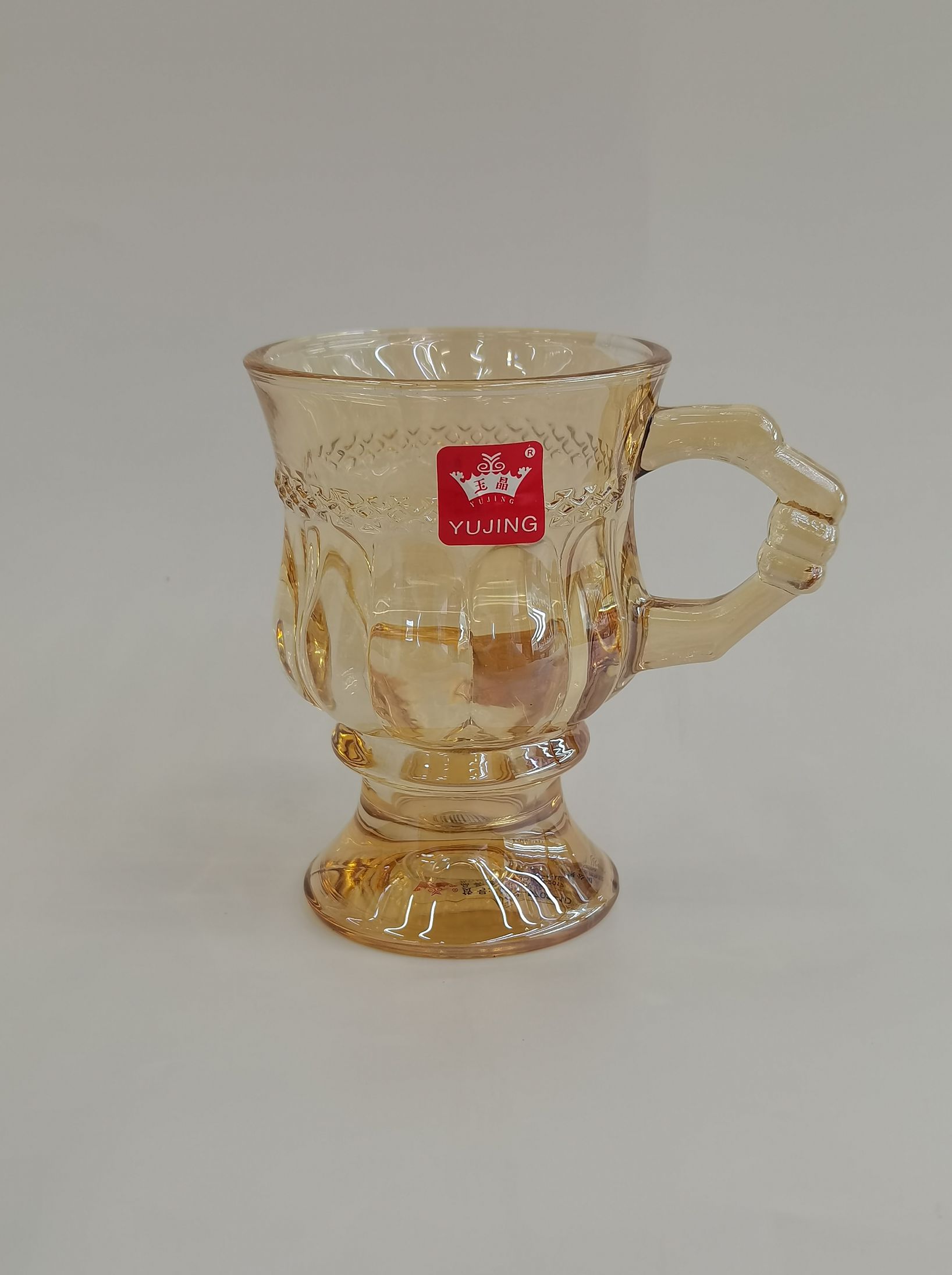 YJZB-5703-1D amber glass with high handle