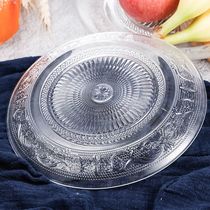Fruit dish glass KTV fruit dish dry snack dish transparent small large candy creative home