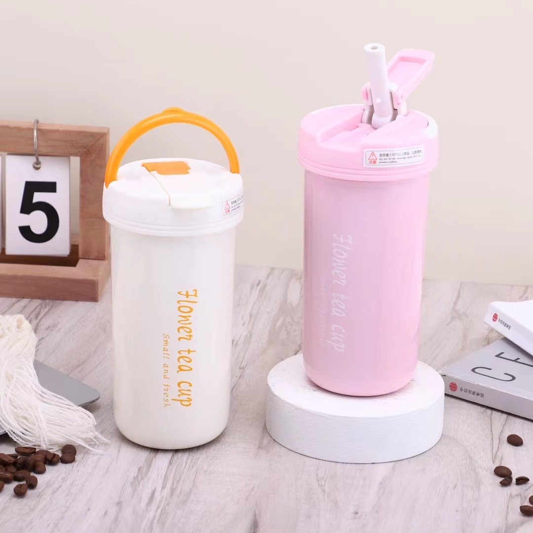 Thermos Cup With Straw For Scented Tea Application Scenario