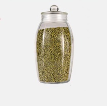 Prismatic glass seal bottle storage jar tea bottle dried fruit bottle pickle bottle honey bottle grain bottle