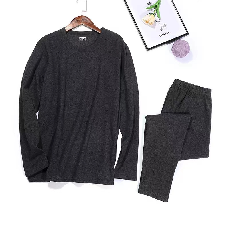 Men De Velvet Cationic Non-Trace Constant Temperature Lock Heat Natural Heat Thermal Underwear Set Long Johns Set Application Scenario