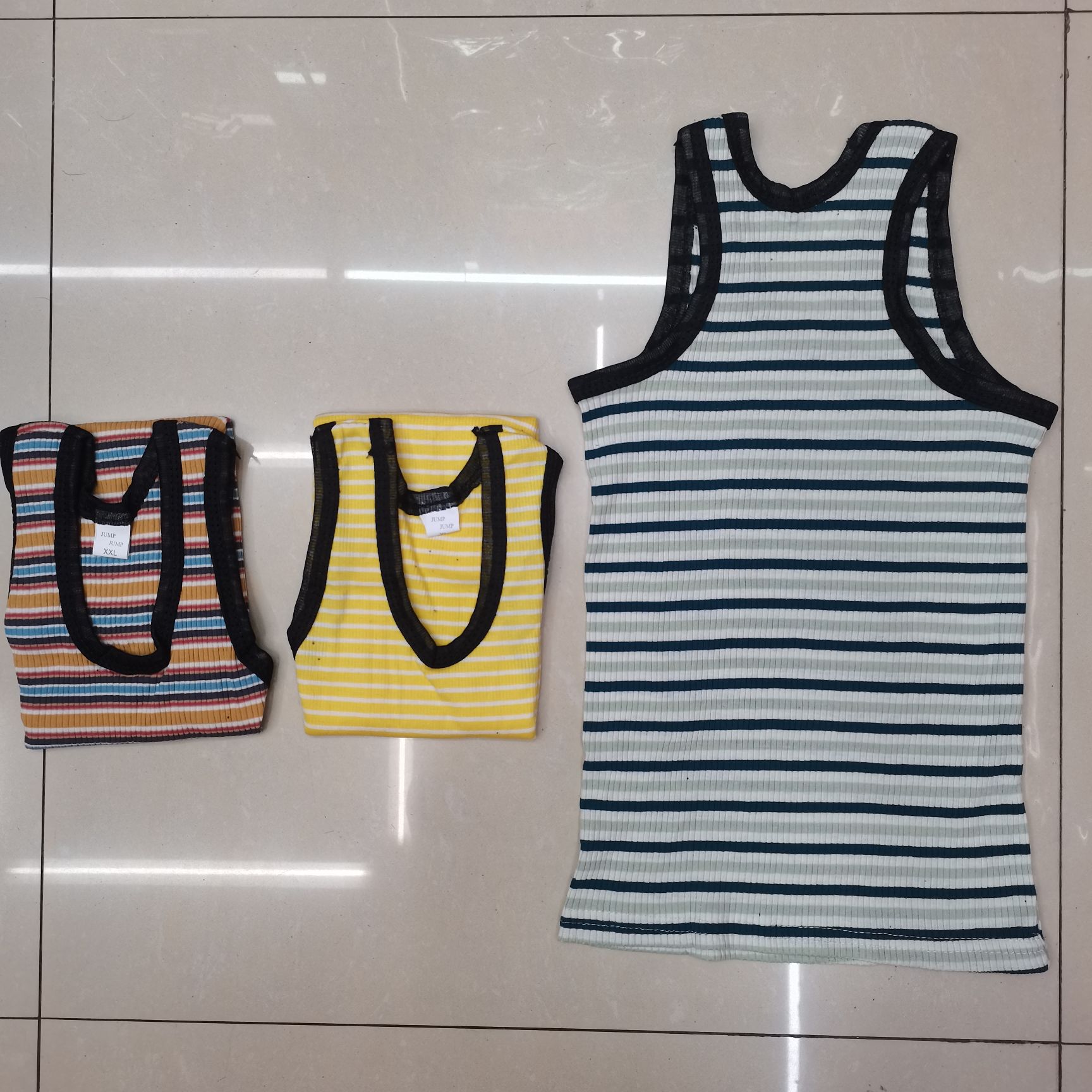 Summer Foreign Trade Horizontal Children's Vest Can Be Worn Outside With Children's Underwear details Picture