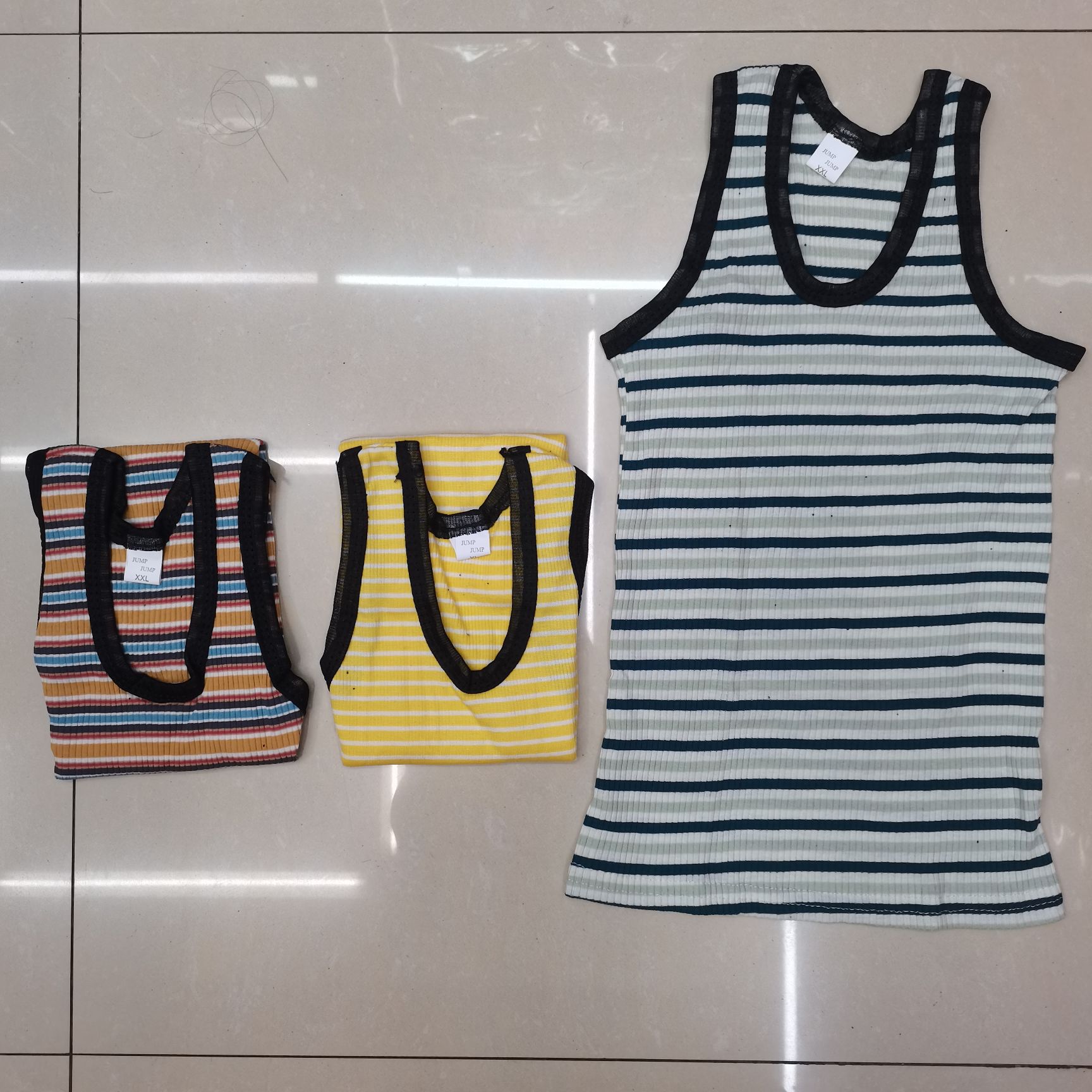 Summer Foreign Trade Horizontal Children's Vest Can Be Worn Outside With Children's Underwear