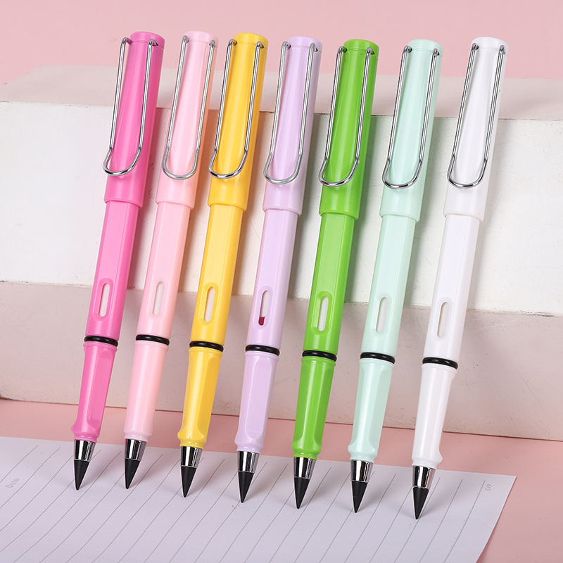 Black Tech Forever no sharpening pencil ink-free student upright pencil Macron drawing constantly lead writing
