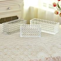 Transparent glass vase hydroponics rectangular hydrophonic plant flowerpot creative aquarium landscape vase container