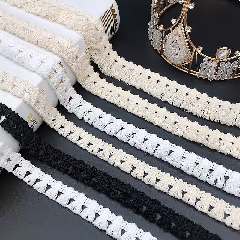 Cotton Fringed Broomstick Lace details Picture