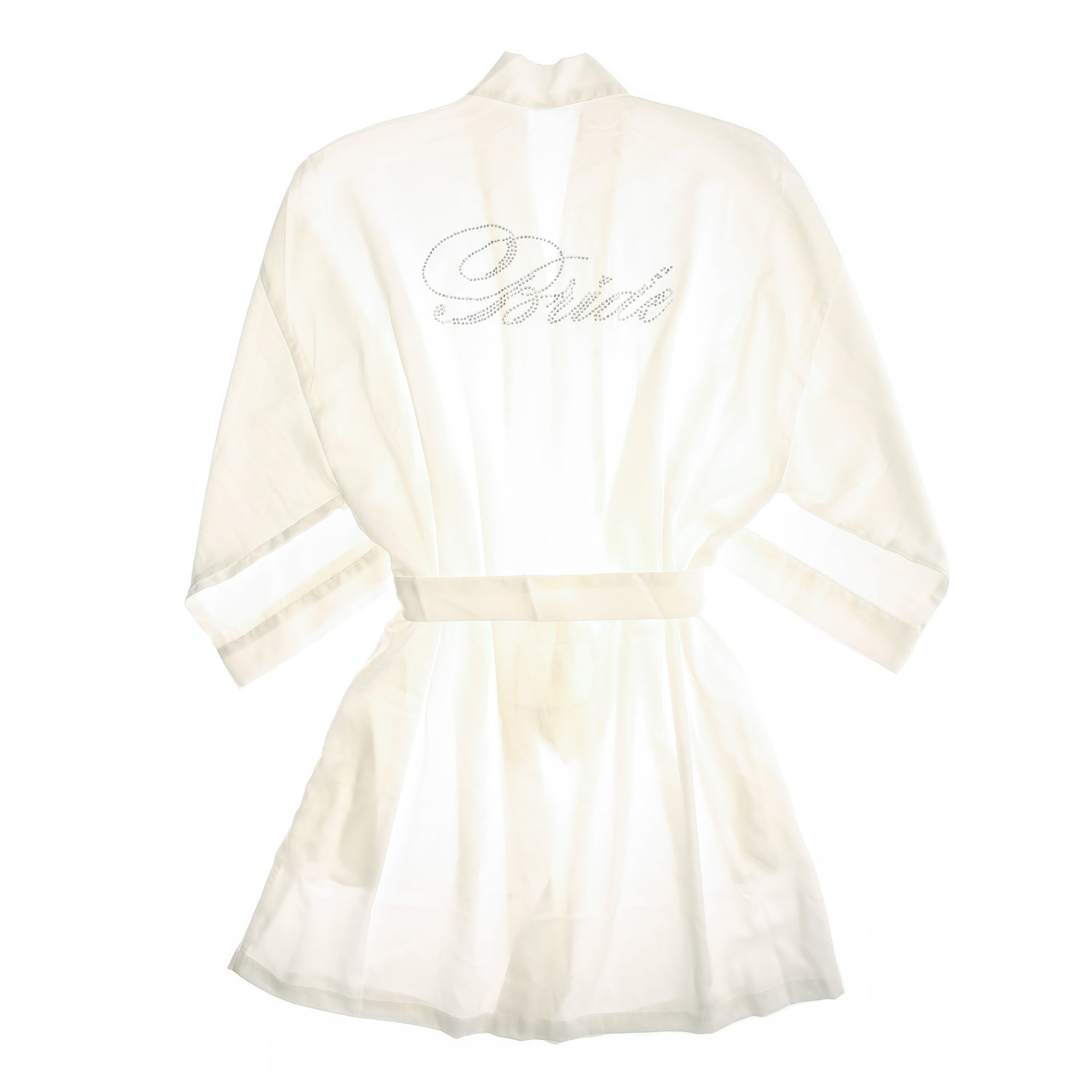 Foreign Trade Custom Silk Hot Diamond Hot Gold Robe Bathrobe Color Bride Bride Bridesmaid Gown Specification drawing