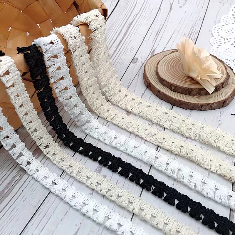 Cotton Fringed Broomstick Lace Specification drawing